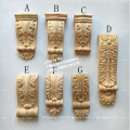 decorative unfinished rubber wood Simple Acanthus Leaf Corbel